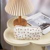 Fresh Style Floral Pencil Bag Small Flowers Pen Bag Pen Box Pencil Cases  Makeup Bag