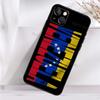 Venezuela Flag Coat Of Arms Case For iPhone 13 12 11 14 Pro XS Max X XR 7 8 Plus SE2 12 13 Mini Back Cover Phone Case