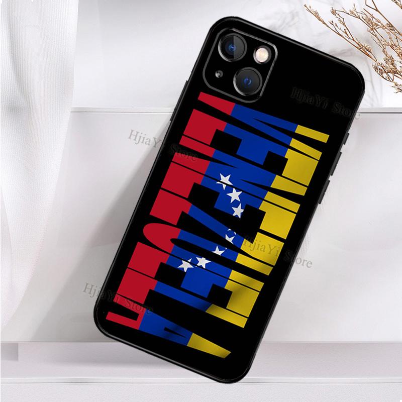 Venezuela Flag Coat Of Arms Case For iPhone 13 12 11 14 Pro XS Max X XR 7 8 Plus SE2 12 13 Mini Back Cover Phone Case