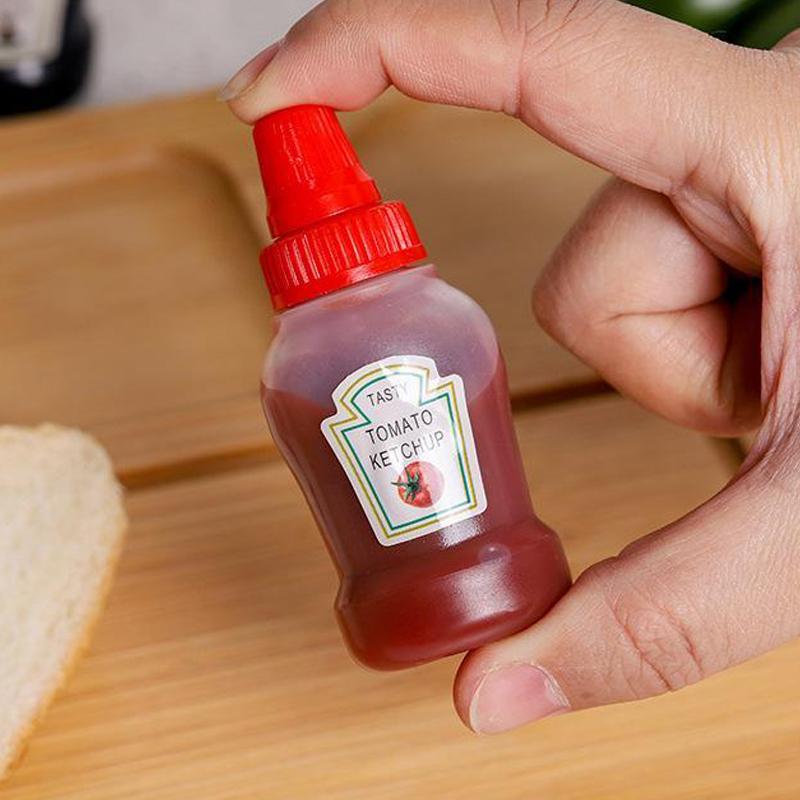Мини-бутылка для соуса Мини-бутылка для пикника Портативная бутылка для кетчупа Бутылка для масла Бутылка для соуса Honey Squeeze