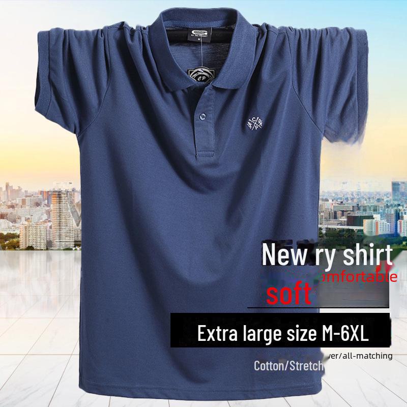 1808 Extra Large Loose Fit Polo T-Shirt, Short Sleeve, M-7XL
