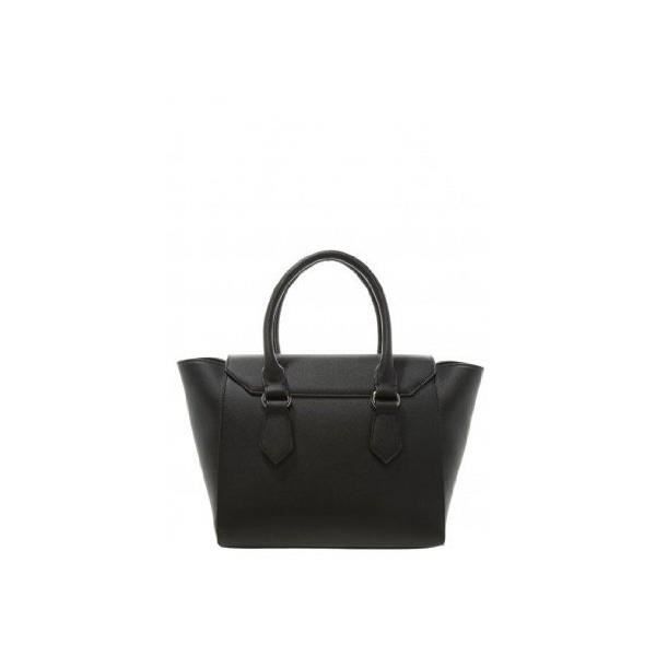 Sac à main - Christian Lacroix - Incarnation 3 - Noir - Cuir - Fermeture rabat