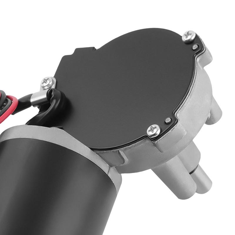 Редуктор с червячной передачей 24 В 45 Вт, высокий крутящий момент, реверсивный DC электродвигатель с металлическим редуктором, диаметр 10 мм