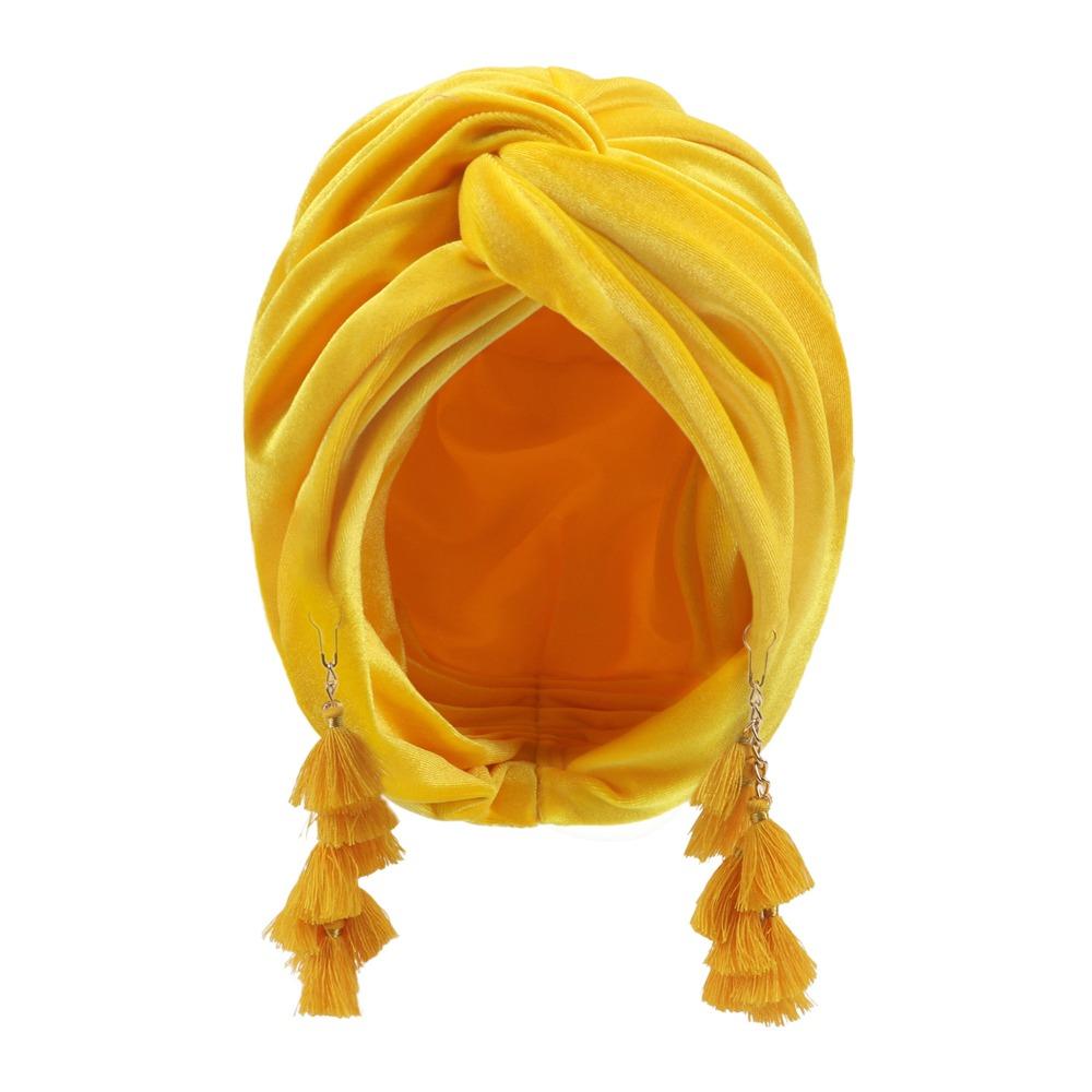 Tassel Fashionable Fringe Hat Solid Color Beanie Hat Simple Sunscreen Beach Hats Lady