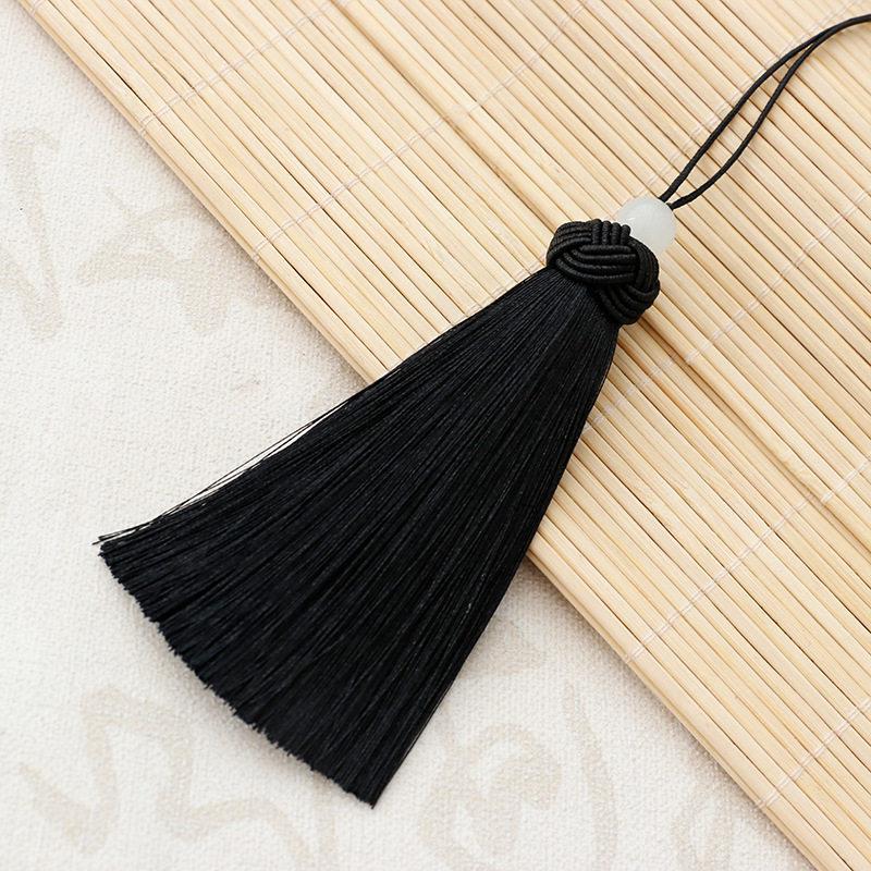 10cm Thick Pineapple Tassel Ornament with Bead Pendant - Ancient Style Decorative Hanging for Curtains and Fans, Gift Box Included