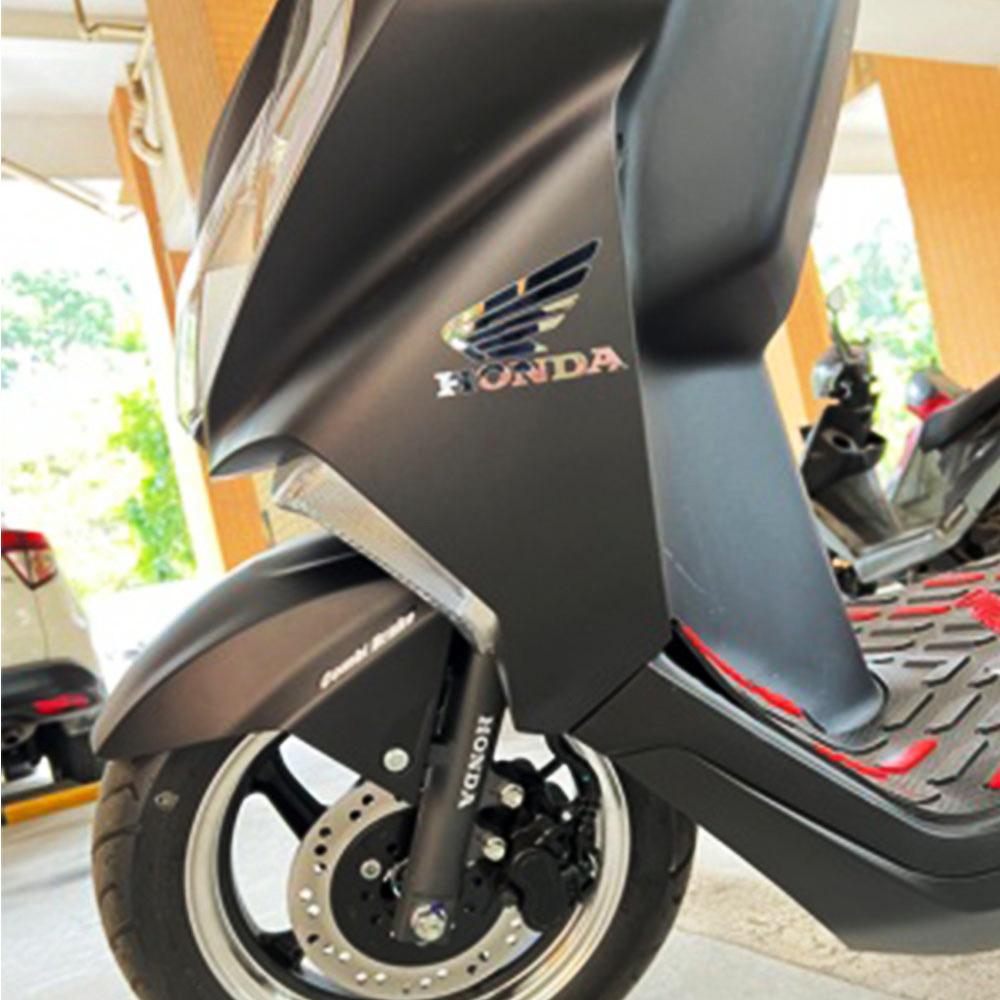 Silver Reflective Car Stickers for HONDA, Suitable for Modifying Motorcycle, Racing Helmet Fuel Tank Exhaust Pipe Decoration.