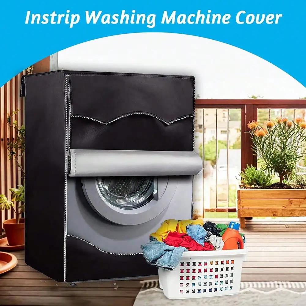 Washing Machine Cover, Durable Waterproof Fabric, Protects Front Load Washer Dryer