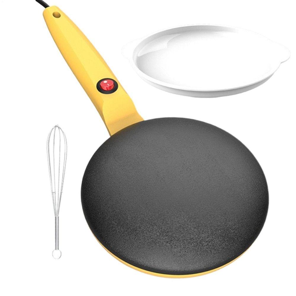 Ergonomic Grip Crepe Maker Simple Operation Pancake Maker Electric Pancake Pan Party Use