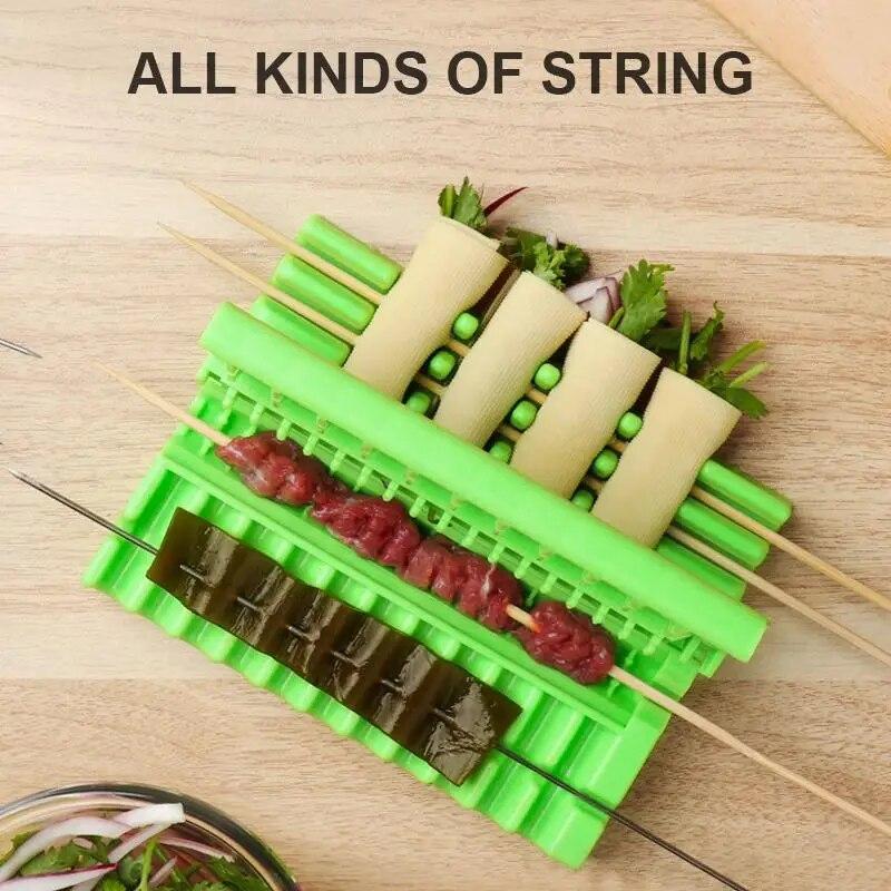 Multifunctional Barbecue String Artifact Wear Food Meat String Device Skewer For Beef Pork Maker BBQ Tools Accessories Newly