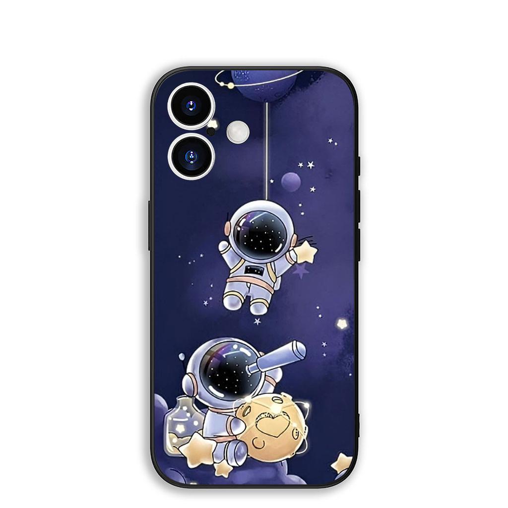 Cover for Motorola Moto Edge 70 60 Fusion NEO Pro G Stylus G56 G96 G52 G04 G05 Phone Case Moon luxury Astronaut Stars Sky