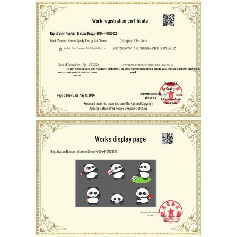 Изящная фигурка-сюрприз "Спортивная панда" - Украшение для офисного стола и подарок