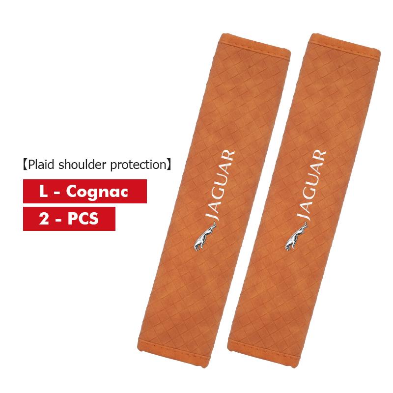For Jaguar Car Styling Seatbelt Shoulder Pad Safety Shoulder Protector Cover XK S-Type F-Type X-Type F-Pace I-Pace E-Pace XFR PP21