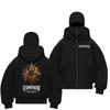 Hoodie Zipper Balaclava COMPASS / Jaket Boxy Compass Hitam Anak Dan Dewasa Terbaru Dan Terlaris