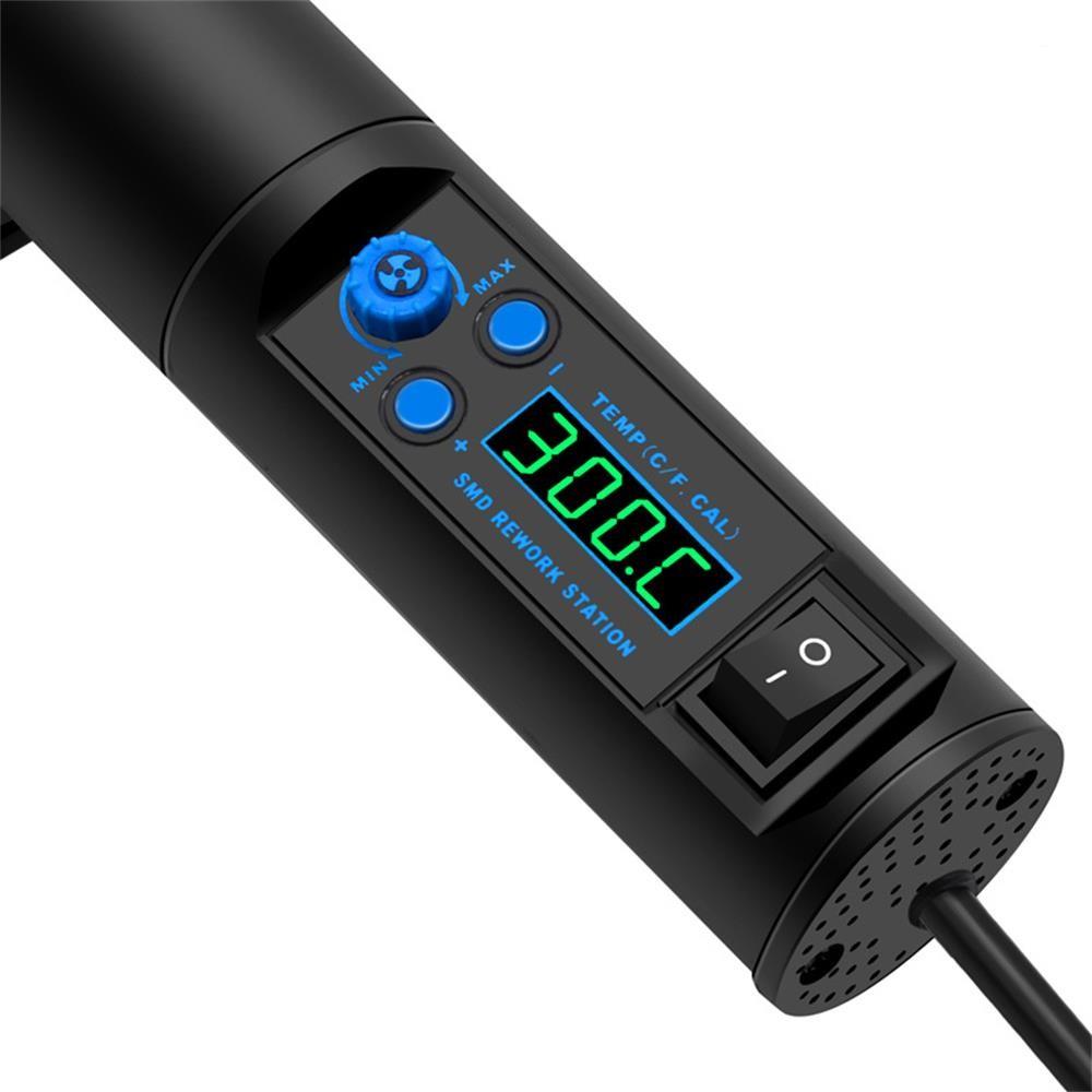 Handheld Micro Hot Air Gun Portable Digital Display Solder Station 220V Heat Gun Electronic Welding Repair Tool