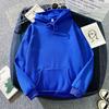 Women's Fashion Casual Solid Color Hooded Sweatshirt Loose Sports Tops Pullover