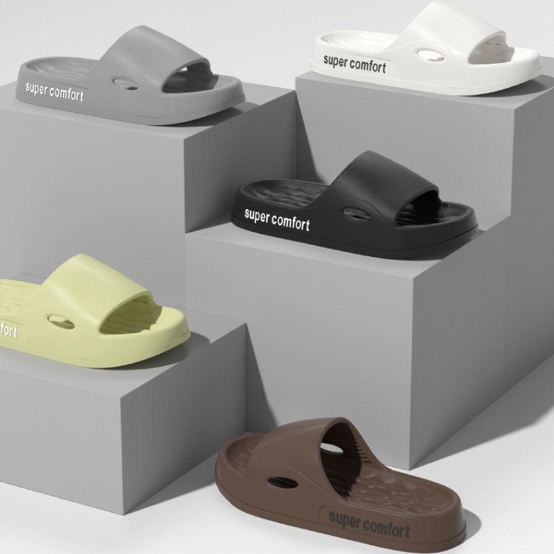 Slippers Men's Summer Home Thick Bottom Indoor and Outdoor Wear Sandals Women's Non-slip Bathroom Bath
