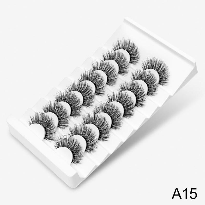 Пушистые ресницы, 8/5 пар, наращивание ресниц, De Cils, макияж, красота, накладные ресницы, оптовая продажа, натуральные тонкие ресницы-лифтинг