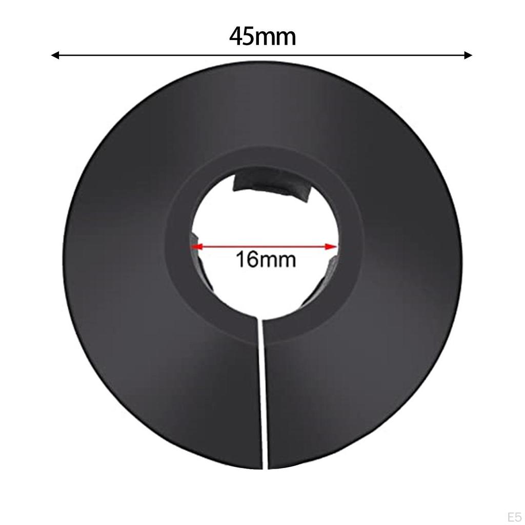 2 Pieces Flange Pipe Cover Heat Sink Water Drain Line for Faucets