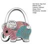 Elephant Handbag Hook Foldable Alloy Bag Hanger with Non-Slip Base Portable