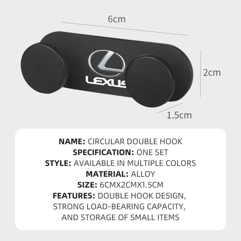 Hot New Multi-Purpose Vehicle Storage Hooks Car Interior Accessories For Lexus ES