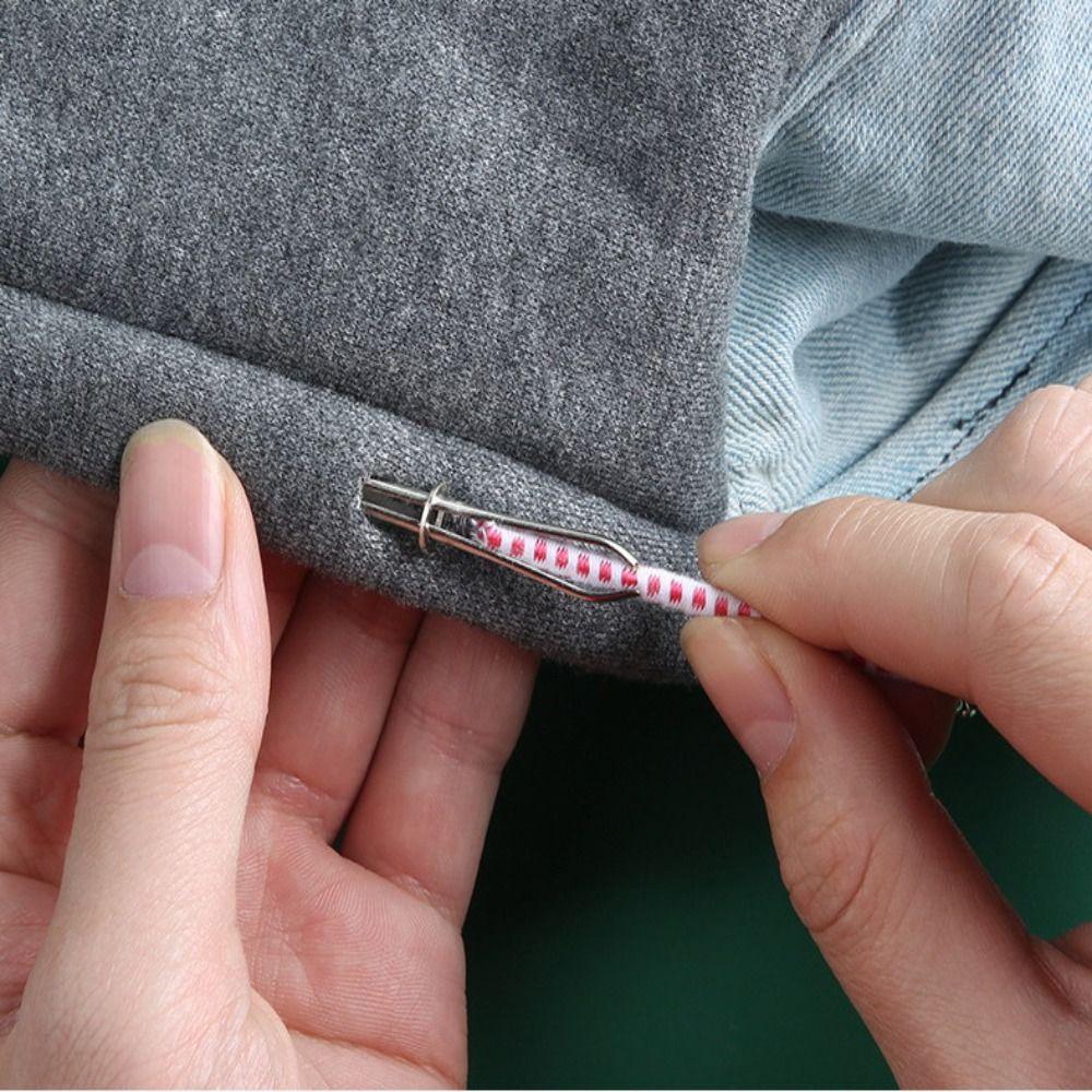 Рукоделие Вдеватель для ниток Нержавеющая сталь Вдеватель эластичной ленты Вдеватель шнура Направляющие для вдевания шнура