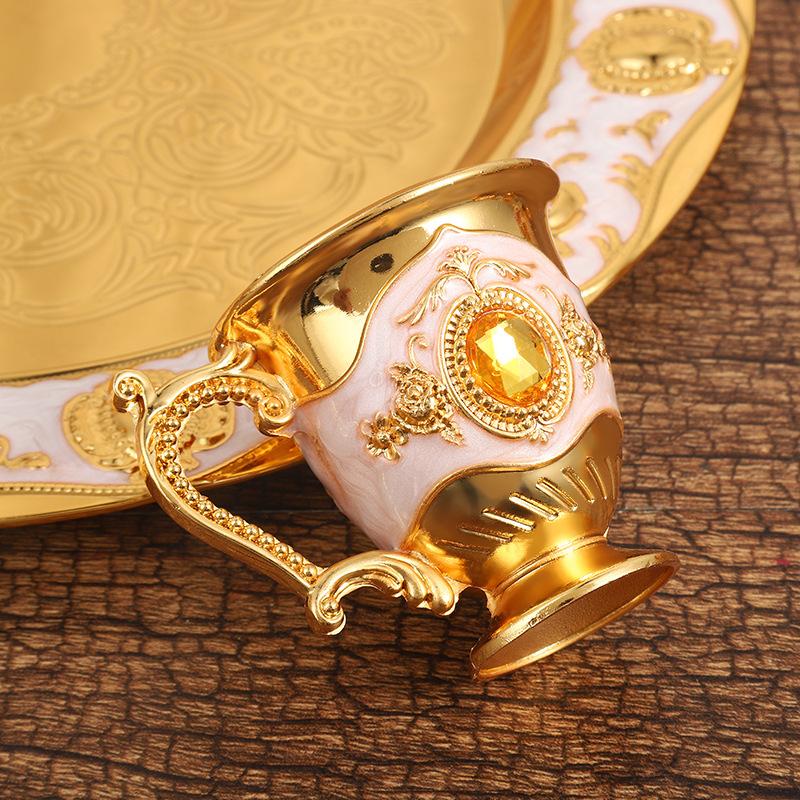 1 комплект Европейский ретро дворцовый винный набор Домашние свадебные праздничные принадлежности Металлический подарок Набор фляжек Украшения Рождественский подарок Декантер