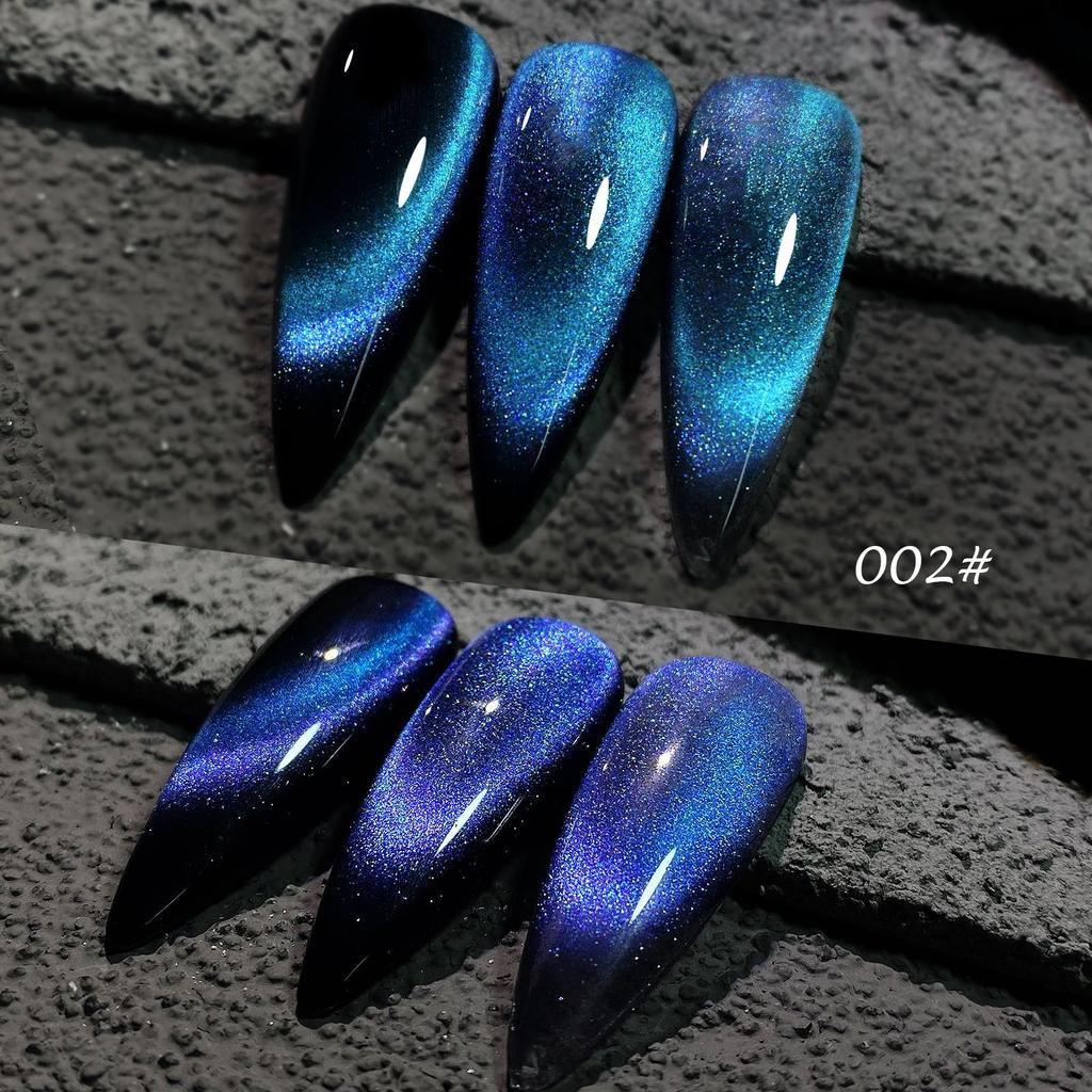 Популярный новый клей для лака для ногтей, умный радужный клей «кошачий глаз», клей для ногтей, цветной клей для фототерапии «кошачий глаз»