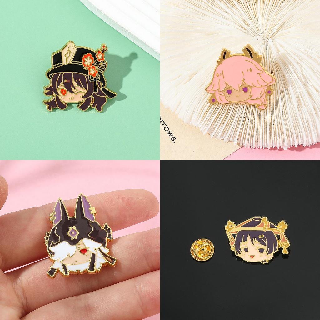 Оригинальный фэнтези значок грецкий орех лацкан мультяшный персонаж сплав брошь