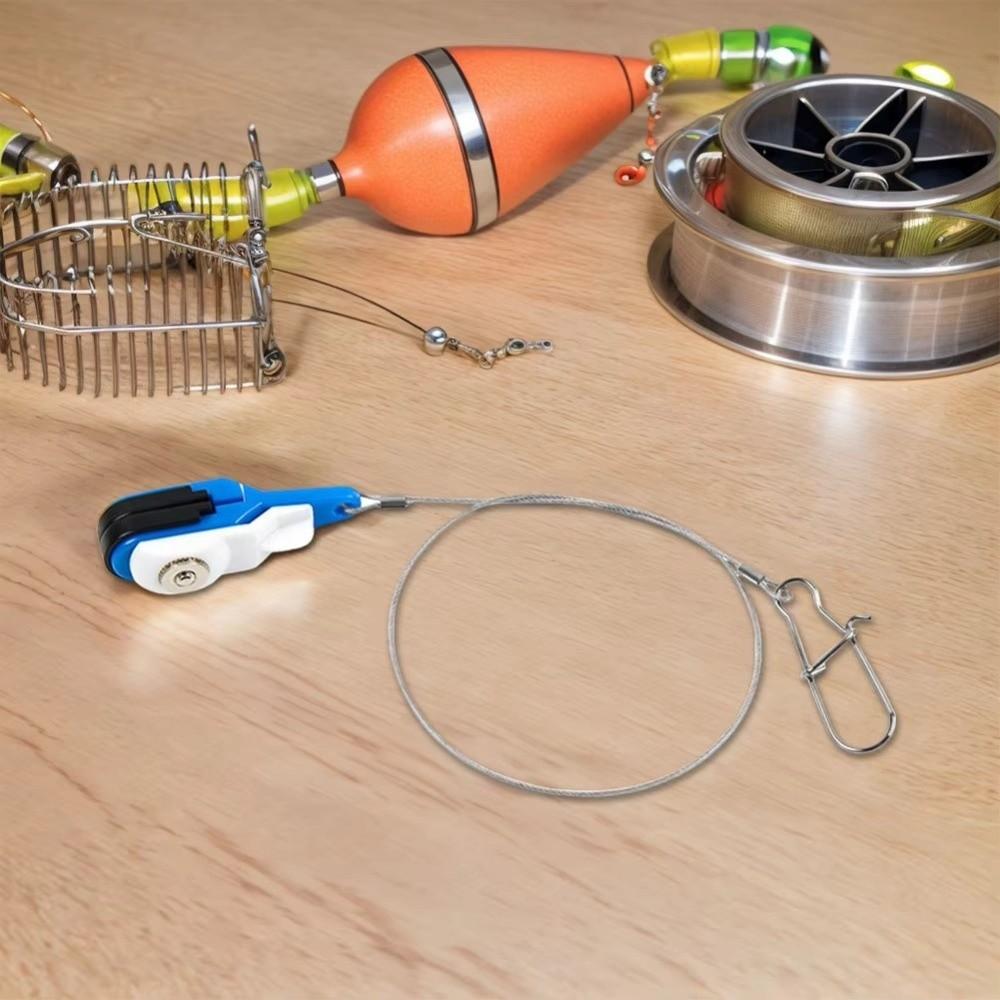Steel Wire Fishing Release Clip With Swivel Trolling Release Clip Fishing Tension Tool Sea Fishing
