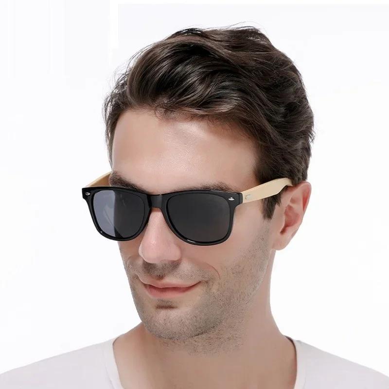 Солнцезащитные очки Outdoor Wood Ultraviolet, классические модные, индивидуальные, на бамбуковой ножке, мужские и женские, спортивные солнцезащитные очки UV400