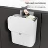 Wall-Mounted Sliding Lid Trash Can for Kitchen, Bathroom, and Living Room