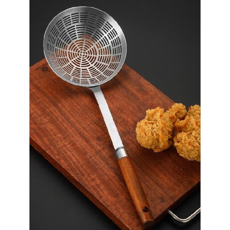 Практичная шумовка Стальная шумовка для слива и жарки Кухонная утварь