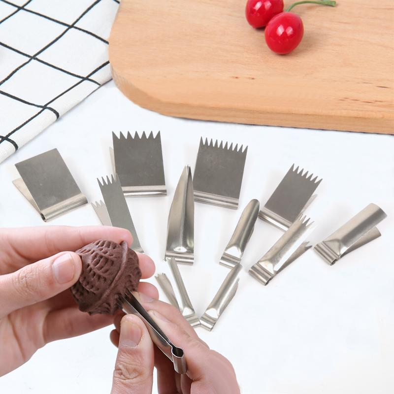 Аксессуары для выпечки Пинцеты Формы для орехового торта Цветочные кружевные зажимы Гравировка Инструмент для резки печенья Инструменты для украшения торта