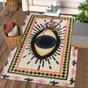Ковер с принтом глаз, войлочный коврик, утолщенный нескользящий коврик, декоративный коврик для ванной комнаты, прикроватный коврик на заказ