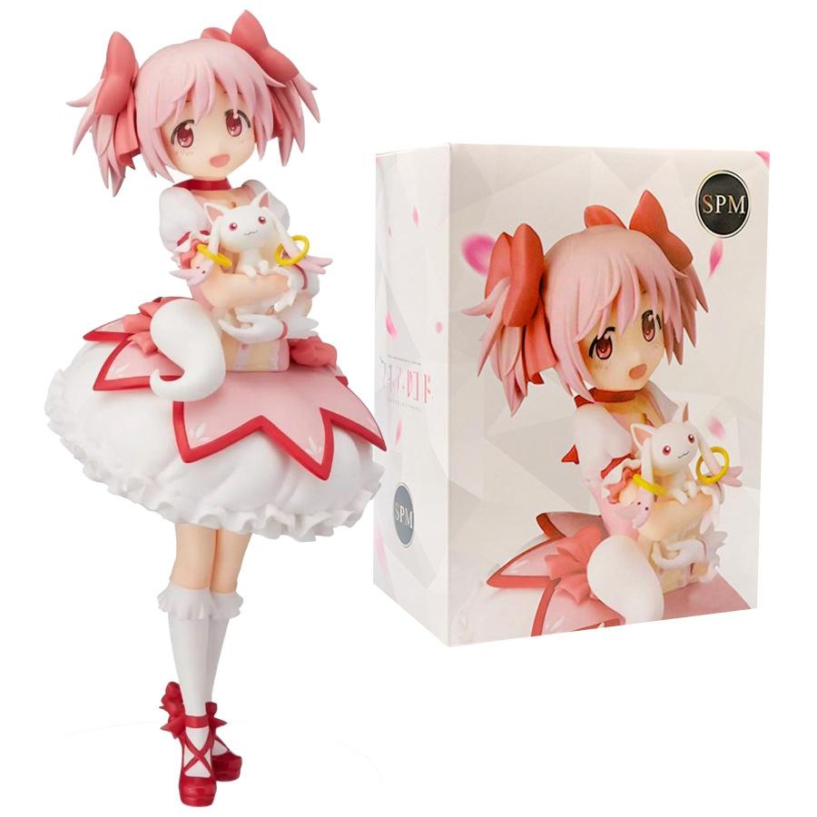 22 см Аниме Фигурка Puella Magi Madoka Magica Канаме Мадока Фигурка Действия Кавайная Акеми Хомура Фигурка ПВХ Коллекционная Модель Игрушки