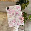 Cute Cartoon Apple & Huawei Tablet Drop-Proof Leather Case with Pen Slot