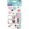 20 Stickers and Labels - Bullet Journal and Diary - Hearts - Gilding