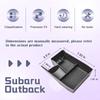 Для 2025 2025-2020 Subaru Outback & Legacy Бокс подлокотника Органайзер центральной консоли Лоток Внутреннее дополнительное хранение Автомобильный бокс