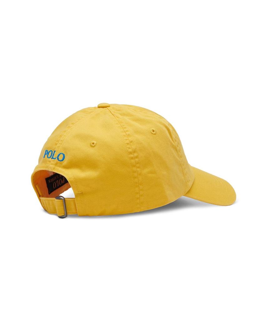 Кепка-бейсболка POLO RALPH LAUREN из хлопка чинос - Желтая