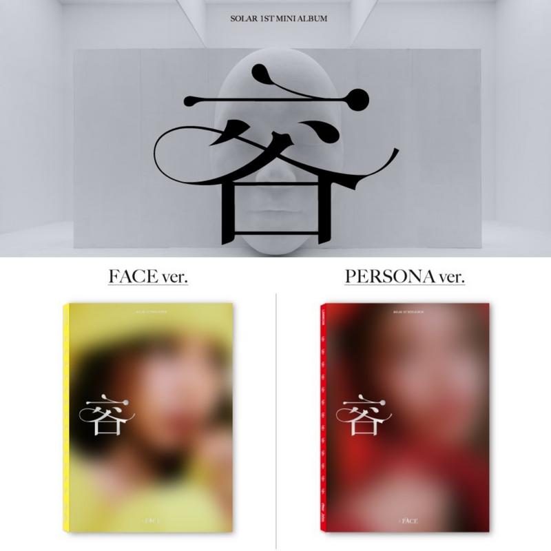 SOLAR - FACE (PERSONA Ver. / FACE Ver.) / 1st Mini Album