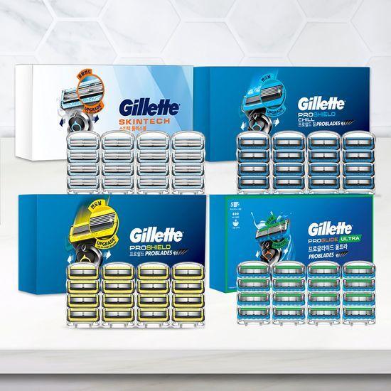 Gillette Razor Blades 16-pack (Skintec/Yellow/Chill/Ultra)