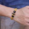 4 мм миланский канат простой браслет черный легко вытягиваемый крючок мужской браслет двухслойный винтажный плетеный браслет