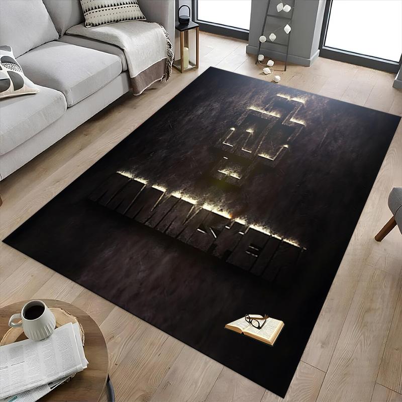 1pc Hammerstone Emblem Carpet for Playroom Bedroom Living Room Sofa Home Decor,kids Game Area Rug Non-slip Floor Mat Y7305