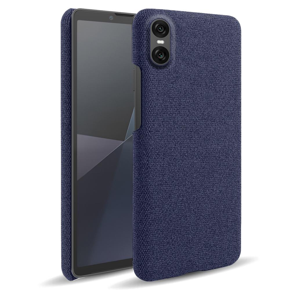For Sony Xperia 10 VII Phone Case Cloth Texture Anti-Scratch Protective PC Back Cover
