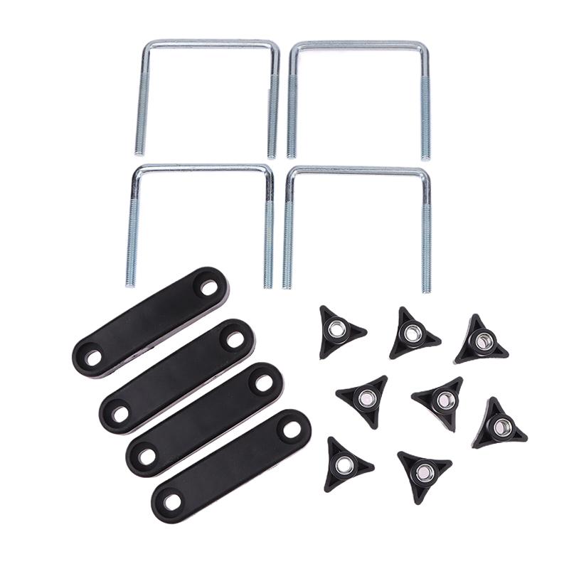 4 шт., набор для крепления корзины багажника на крышу автомобиля, универсальные зажимы для крепления рамы багажа