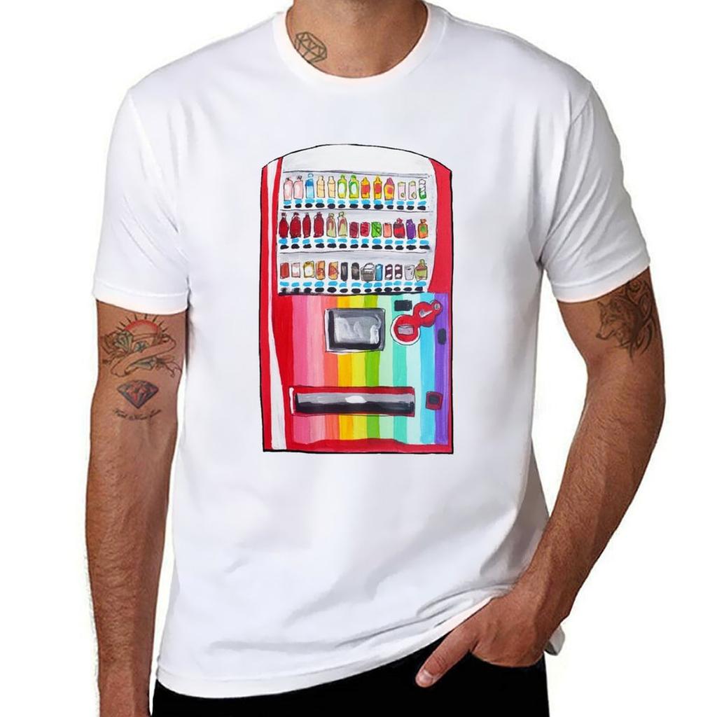 Rainbow Vending Machine Tshirt Athletic Quick Dry For Unisex Tshirt