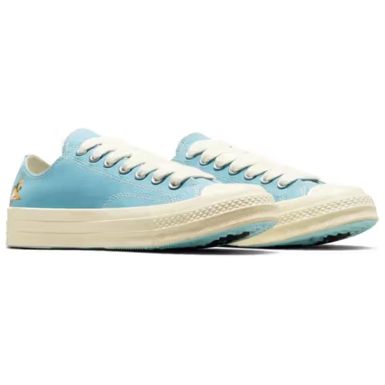 Golf Le Fleur x Converse Chuck 70 Low Darryl Pack - Молочно-голубые унисекс кроссовки Мульти Зимне-белый A11678C