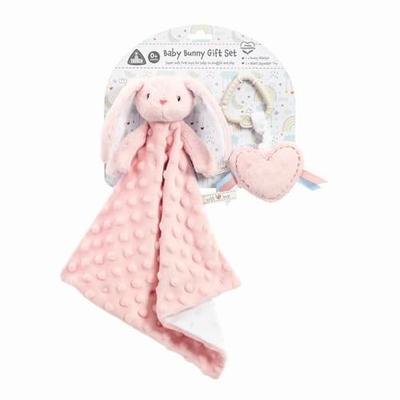 Набор для новорожденных 'Розовый кролик' от Early Learning Center: Игрушки для малышей, Коляска, Автокресло, Подарок на рождение ребенка (200901 Оригинальный продукт)