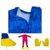Детский костюм для косплея Huggy Wuggy Poppy Playtime Боди Комбинезон Маска Перчатки Для Унисекс