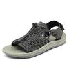 Fashion Stylish Hollow Out Summer Men Sandals Open-toe Beach Shoes for Man Lightweight Wading Aqua Shoes Outdoor Casual Sandaly Sneakers